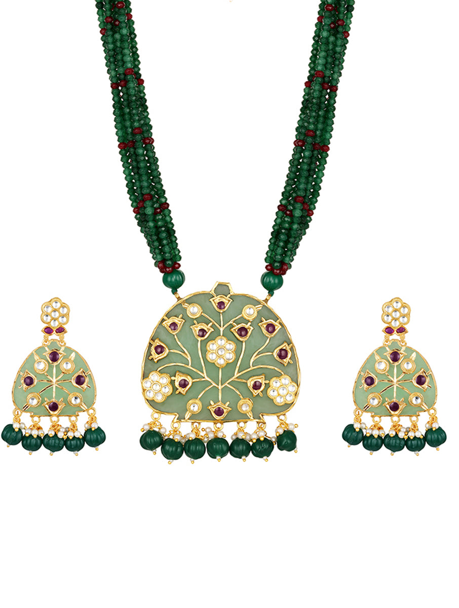 Necklace with golden polished brass, Onyx, Agates Pink Onyx watermelon shaped Tumbles, Tourmalines