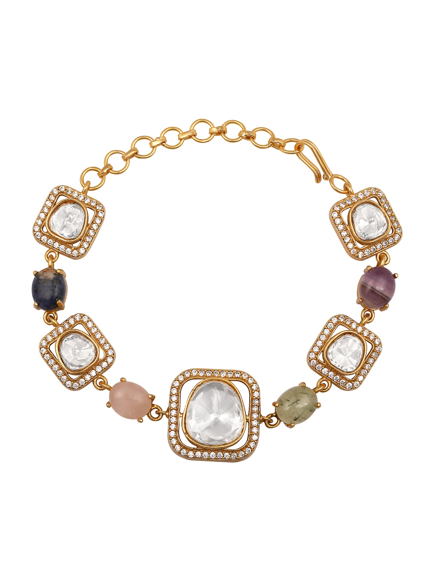 Gold tone Handcrafted bracelet