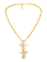 Gold Tone Handcrafted Necklace