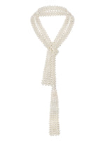 Necklace in micron gold plated brass with Pearl