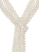 Necklace in micron gold plated brass with Pearl